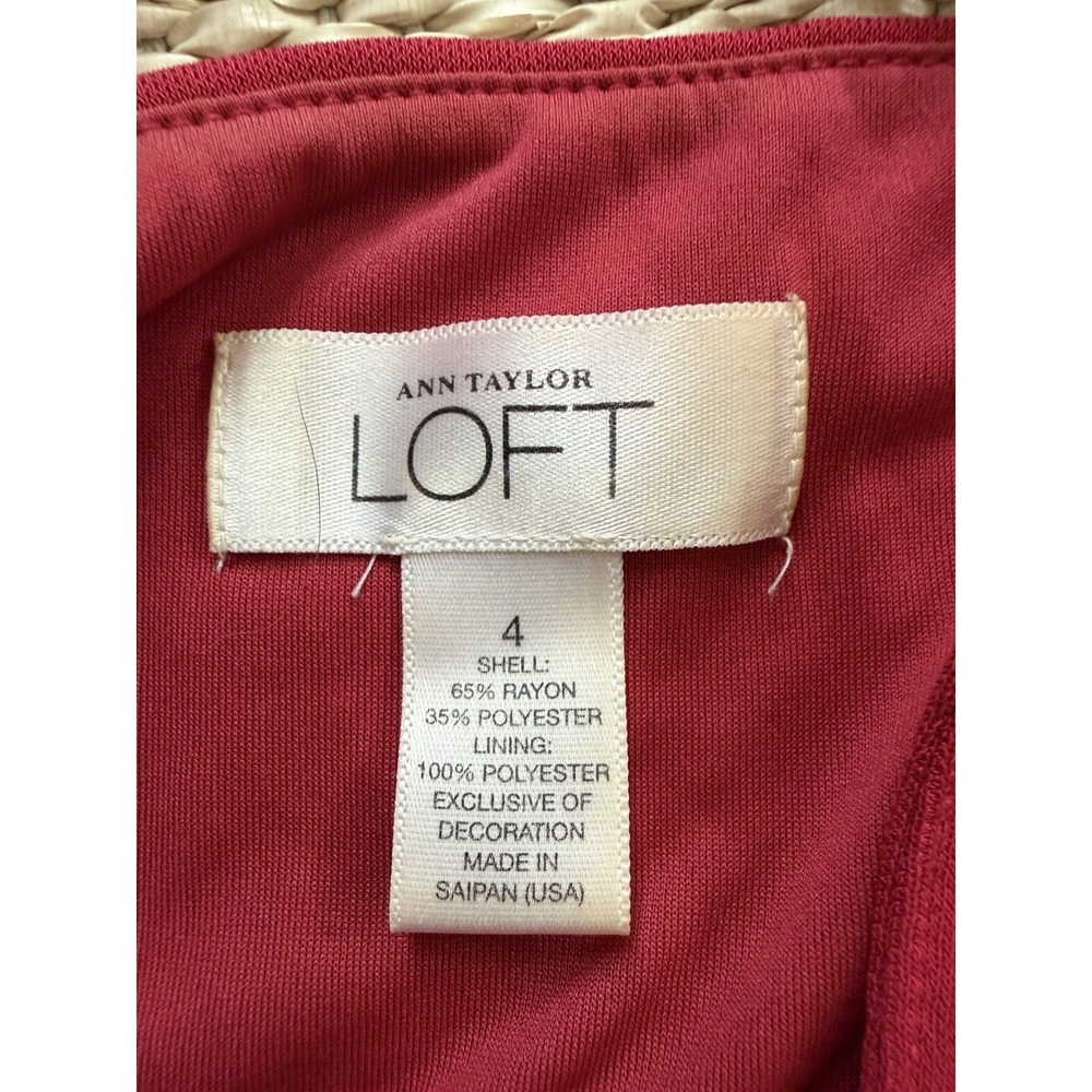 Vintage Y2K Red O-ring Halter Midi Dress. Classic Romantic Timeless Bodycon 4 - Picture 9 of 9